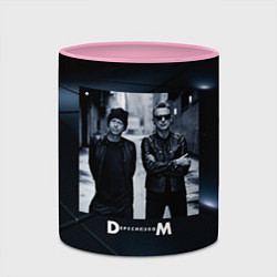 Кружка 3D Depeche Mode - Мартин и Дэйв, цвет: 3D-белый + розовый — фото 2