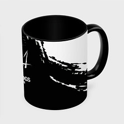 Кружка цветная Watch dogs краски