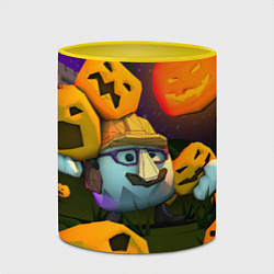 Кружка 3D Гарибальди Хэллоуин, цвет: 3D-белый + желтый — фото 2
