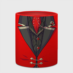 Кружка 3D Алый фрак, цвет: 3D-белый + красный — фото 2