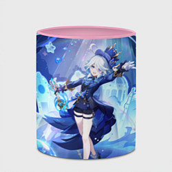 Кружка 3D Genshin Impact Furina, цвет: 3D-белый + розовый — фото 2