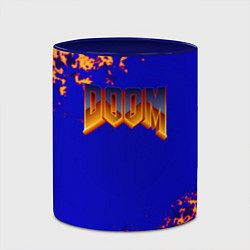 Кружка 3D Doom x marshmallow, цвет: 3D-белый + синий — фото 2