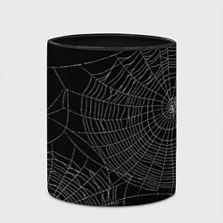 Кружка 3D Spider паутина, цвет: 3D-белый + черный — фото 2