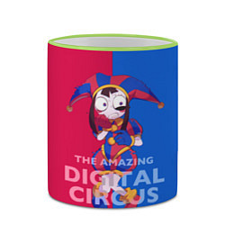 Кружка 3D Помни в ужасе The amazing digital circus, цвет: 3D-светло-зеленый кант — фото 2