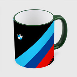 Кружка 3D BMW line, цвет: 3D-зеленый кант