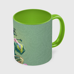 Кружка 3D Монолог фармацевта Маомао, цвет: 3D-белый + светло-зеленый