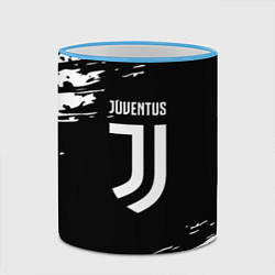 Кружка 3D Juventus спорт краски, цвет: 3D-небесно-голубой кант — фото 2