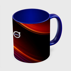 Кружка цветная Volvo neon gradient auto