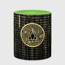 Кружка 3D Eos крипта, цвет: 3D-белый + светло-зеленый — фото 2