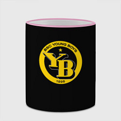 Кружка 3D Young Boys футбольный клуб, цвет: 3D-розовый кант — фото 2
