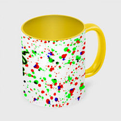 Кружка цветная Razer краски абстрактные