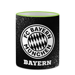 Кружка 3D Bayern sport на темном фоне, цвет: 3D-светло-зеленый кант — фото 2