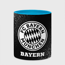 Кружка 3D Bayern sport на темном фоне, цвет: 3D-белый + небесно-голубой — фото 2