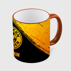 Кружка цветная Bayern - gold gradient