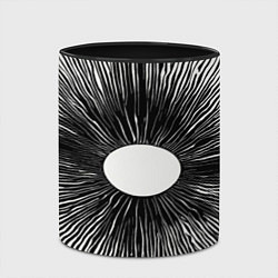 Кружка 3D Поглощение, цвет: 3D-белый + черный — фото 2