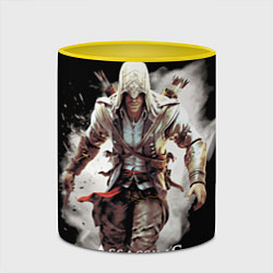 Кружка 3D Assassins creed белая пыль, цвет: 3D-белый + желтый — фото 2