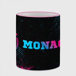 Кружка 3D Monaco - neon gradient по-горизонтали, цвет: 3D-розовый кант — фото 2