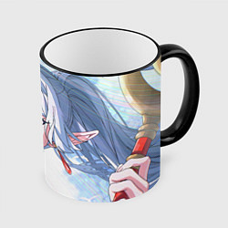 Кружка цветная Sousou no Frieren Фрирен beautiful smile