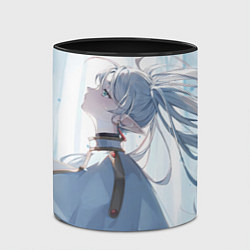 Кружка 3D Sousou no Frieren Фрирен beautiful, цвет: 3D-белый + черный — фото 2