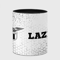 Кружка 3D Lazio sport на светлом фоне по-горизонтали, цвет: 3D-белый + черный — фото 2