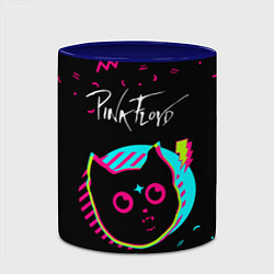Кружка 3D Pink Floyd - rock star cat, цвет: 3D-белый + синий — фото 2