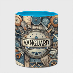 Кружка 3D Vanguard composition - ai art, цвет: 3D-белый + небесно-голубой — фото 2