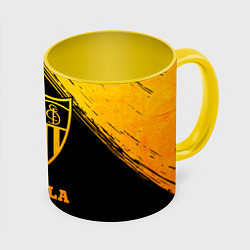 Кружка 3D Sevilla - gold gradient, цвет: 3D-белый + желтый