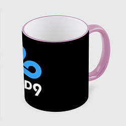 Кружка 3D Cloud9 - esports logo, цвет: 3D-розовый кант