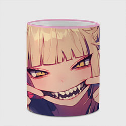 Кружка 3D Моя геройская академия Himiko Toga, цвет: 3D-розовый кант — фото 2