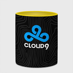 Кружка 3D Cloud9 hi-tech, цвет: 3D-белый + желтый — фото 2
