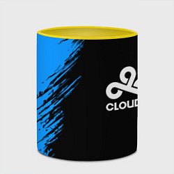 Кружка 3D Cloud9 team, цвет: 3D-белый + желтый — фото 2