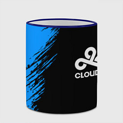 Кружка 3D Cloud9 team, цвет: 3D-синий кант — фото 2