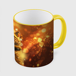 Кружка цветная Толстый кот - Экзот