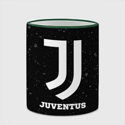 Кружка 3D Juventus sport на темном фоне, цвет: 3D-зеленый кант — фото 2