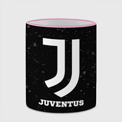 Кружка 3D Juventus sport на темном фоне, цвет: 3D-розовый кант — фото 2