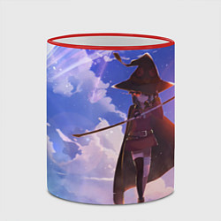 Кружка 3D Konosuba Мэгумин cute, цвет: 3D-красный кант — фото 2