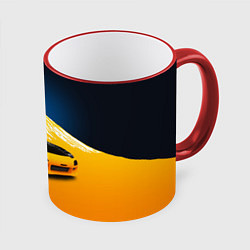 Кружка цветная Спортивный японский автомобиль