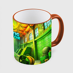 Кружка цветная Abiotic Factor атомный завод