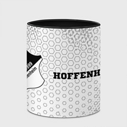 Кружка 3D Hoffenheim sport на светлом фоне по-горизонтали, цвет: 3D-белый + черный — фото 2