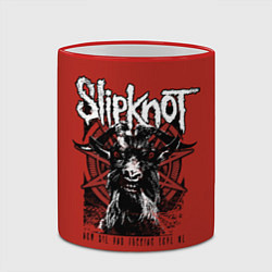 Кружка 3D Slipknot rock band, цвет: 3D-красный кант — фото 2