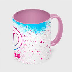 Кружка цветная Napoli neon gradient style