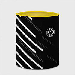 Кружка 3D Borussia sport fc, цвет: 3D-белый + желтый — фото 2