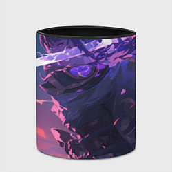 Кружка 3D Genshin Impact Эи Райден Баал draw, цвет: 3D-белый + черный — фото 2