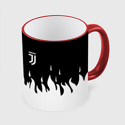 Кружка цветная Juventus fire