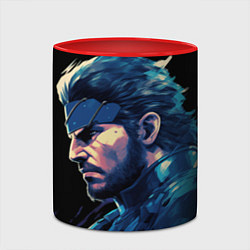 Кружка 3D Веном Снейк Metal gear game, цвет: 3D-белый + красный — фото 2