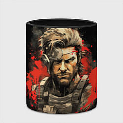 Кружка 3D Venom Snake Metal gear game, цвет: 3D-белый + черный — фото 2