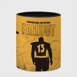 Кружка 3D Fallout 2, цвет: 3D-белый + черный — фото 2