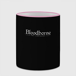 Кружка 3D Bloodborne logo, цвет: 3D-розовый кант — фото 2