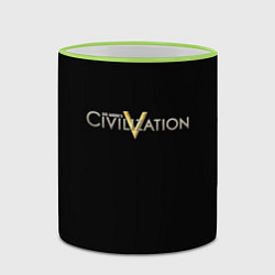 Кружка 3D Civilization, цвет: 3D-светло-зеленый кант — фото 2