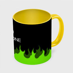 Кружка цветная Xbox green fire